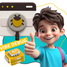 Тестирование & Vibe Debug. Охотники за багами - КИБЕРшкола программирования для детей, компьютерные курсы для школьников, начинающих и подростков - KIBERone г. Верхняя Пышма