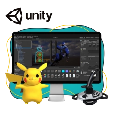 Мир игр на Unity 2D на популярном движке + AI-помощники - КИБЕРшкола программирования для детей, компьютерные курсы для школьников, начинающих и подростков - KIBERone г. Верхняя Пышма