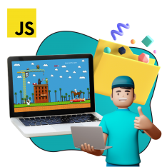 Программирование на JavaScript. Учимся создавать игры! - КИБЕРшкола программирования для детей, компьютерные курсы для школьников, начинающих и подростков - KIBERone г. Верхняя Пышма